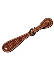 Ladys Spurstrap Baskettooled #SPS-155