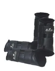 Leather Protection boots - Black