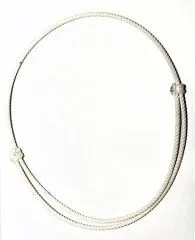 Verstellbarer Halsring fr´s zaumlose Reiten .