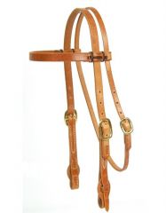Al Dunning Double-Ply Slit Ear by Schutz Brothers Headstall 