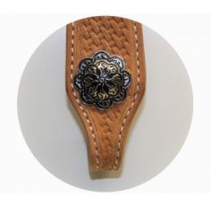 Headstall with Cowboy basket tooling