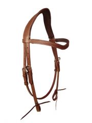anatomically shaped headstall dark