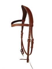 anatomically shaped headstall dark