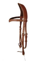 anatomically shaped headstall dark