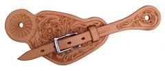 leather spurstrap Flower