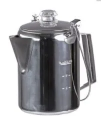 KAFFEEKANNE S/STEEL M.PERCOLATOR(9 TASSEN)