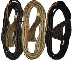 Nylon braided mecate reins