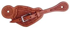 leather spurstrap wire
