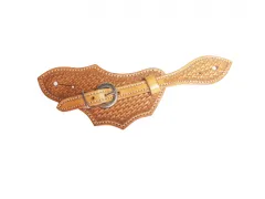 Sporenriemen Batwing Tooled Basket