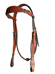 Western Headstall Rawhide Star