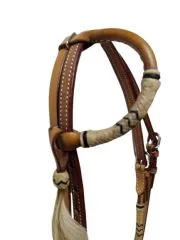 Einohr Black Rawhide mit Tassel