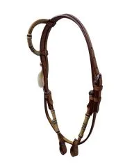 Einohr Black Rawhide mit Tassel