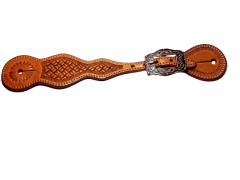 leather spurstrap Flower