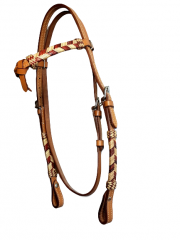 Headstall Two Tone Knotted