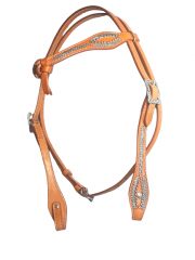 Headstall Natural Rawhide