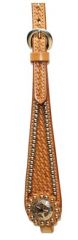 Western Headstall Show Dots with V Browband