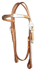 Show Headstall Silver