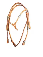 Headstall knotted Silver