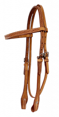 Western Snaffle Rope Tooled