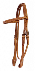 Western Snaffle Rope Tooled