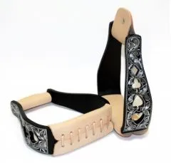Steigbgel Alu Black Poker