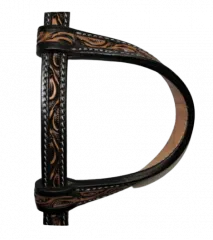 Two ear show headstall in antique design with very nice hallmarking