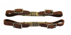 Curbstrap with Rawhide #4340