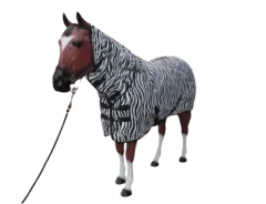 Fliegendecke Zebra mit Halsteil