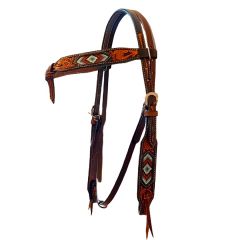 Headstall Two Tone Pearl