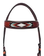 BASKET TOOLED FANCY HEADSTALL