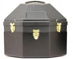 Hut Box - Kunststoff Doppelt Schwarz