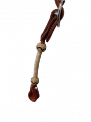 Zweiohr Trense mit Rohhaut