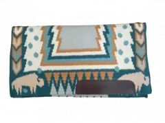 Western Show Pad Buffalo Hunter Green/Beige