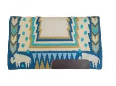 Western Show Pad Buffalo Blau/Sand