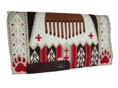 Western Show Pad BEAR Sand/ Red