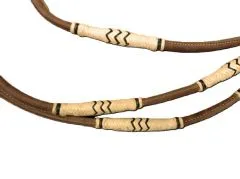 Rundgen�te Leder Romal mit Rohaut