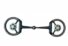 Show Snaffle Bit mit Conchas Black