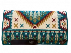 Westernpad mit Federn im Design