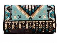 Western Show Pad Feather Blue