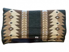 Westernpad Arrow mit Braun und Sand farbenen Design