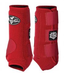 STRIKE FRONT BOOTS , CRIMSON