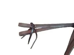 Western Z�gel ge�lt aus Leder als klassische Split Reins mit 8 ft L�nge