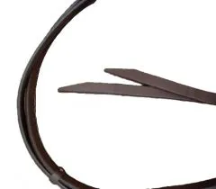 Western Z�gel ge�lt aus Leder als klassische Split Reins mit 8 ft L�nge