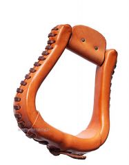 Leather Stirrups - light #62135-L