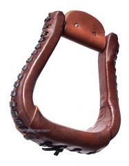 Leather Stirrups - dark #62135-D